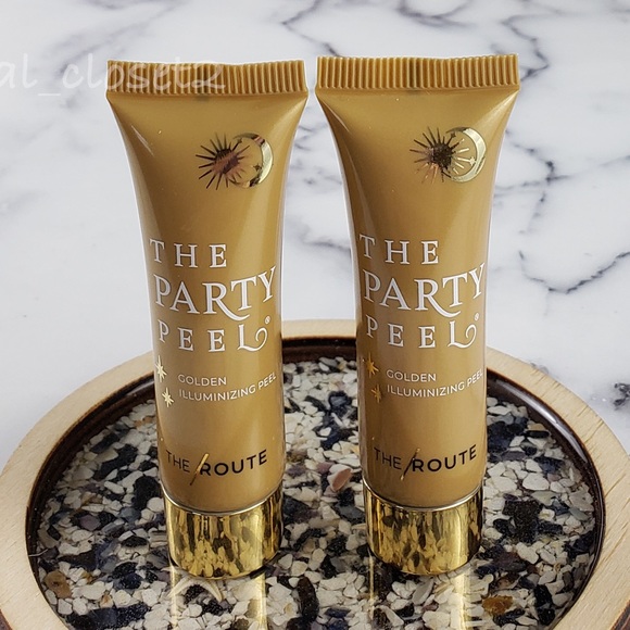 THE ROUTE The Party Peel Golden Illuminizing Peel (x2) - Picture 1 of 4